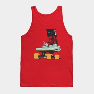 Retro Skateboarder Tank Top